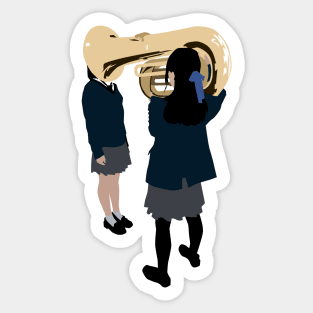 Tuba Girls Sticker